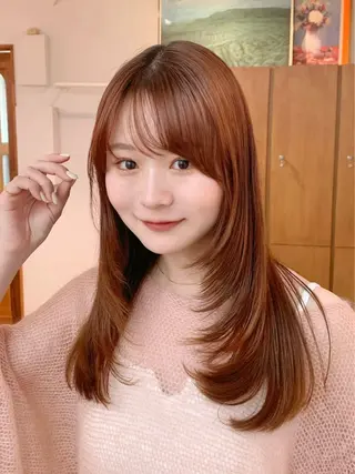 ロング ENIEN MAKE'S 立川所属・綾/ベージュカラー /パーマ🩰のヘアスタイル