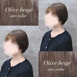 ショート カラー 聖花/透明感カラー /酸性ストレートのヘアスタイル