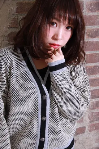 セミロング カラー ルービック 梅田茶屋町店のヘアスタイル