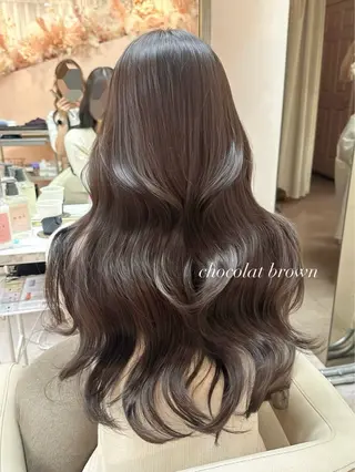 ロング カラー 韓国ヘア🦢🖤 Sayumiのヘアスタイル