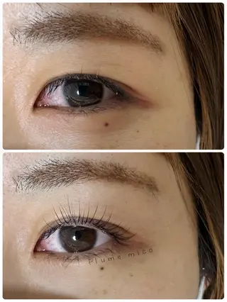 マツエク・マツパ Plume micoのマツエク・マツパデザイン