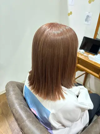 ミディアム 藤井 桃華のヘアスタイル