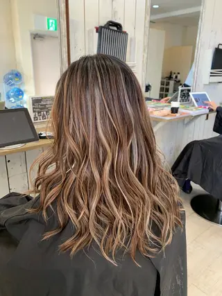 セミロング 高山 滉太のヘアスタイル