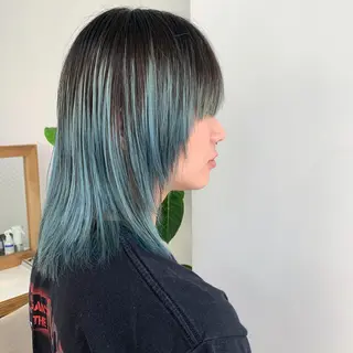 セミロング カラー SYS by fit /HONOKAのヘアスタイル