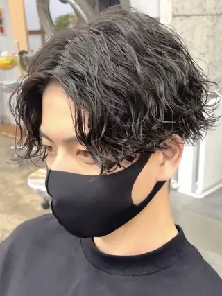 パーマ メンズ fifth天神大名Ⅱ所属・fifth天神 パーマ特化/石橋航海のヘアスタイル