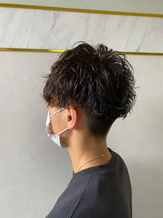 ショート メンズ 小口 晃のヘアスタイル
