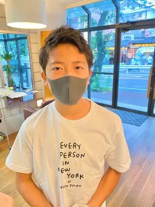 メンズ メンズパーマ/フェ ザーパーマ/古川晴輝のヘアスタイル