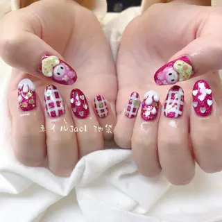 ミディアム nail jaol池袋店所属・ネイルJaol 池袋のネイルデザイン