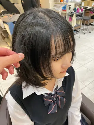 ミディアム ヘアアレンジ 目黒 碧人のヘアスタイル