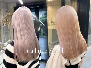 ミディアム ralme/sol 髪質改善のヘアスタイル