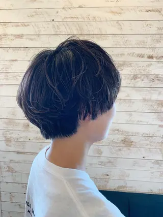 ショート パーマ Log.hair所属・小坂 愛美のヘアスタイル