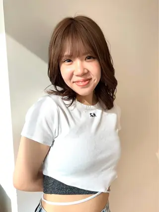 ミディアム koe'（コエ）所属・【koé/コエ】 めめのヘアスタイル