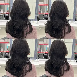 セミロング カラー 韓国カット/ パーマ/KOTAのヘアスタイル