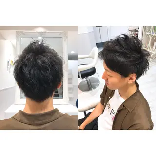 ショート メンズ 内野 光葉のヘアスタイル
