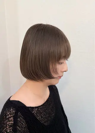 ショート カラー Ｆ.まひろ🎀 暖色カラー／ベージュのヘアスタイル