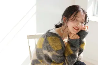 カラー 束感まつぱ🥑🤍 NATUKI🤍のマツエク・マツパデザイン