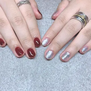 カラー ネイル Cozy_ ilumのネイルデザイン