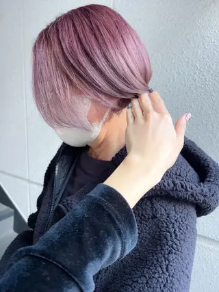 ショート カラー カラーパティシエ facce🌼ikoのヘアスタイル