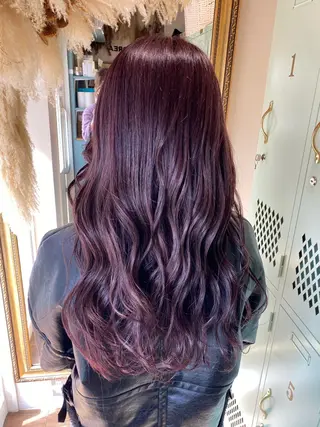 セミロング 透明感カラー/韓国 ヘア🩶yuri🩵のヘアスタイル