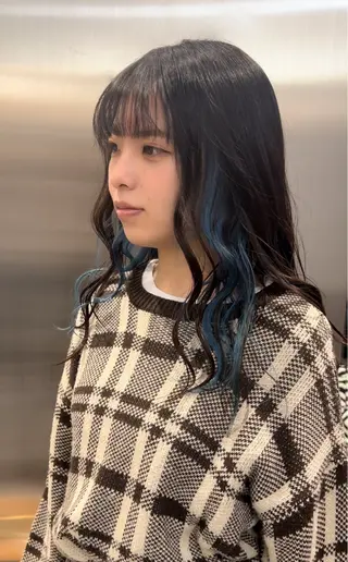 セミロング カラー REFLECTION所属・ハイトーン /レイヤー/ふみやのヘアスタイル