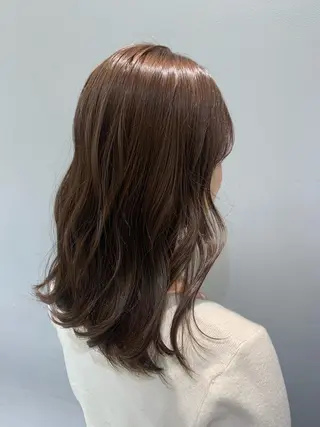 セミロング SALOWIN 銀座一丁目店所属・髪質改善/縮毛矯正 🎀小林 唯 🎀のヘアスタイル