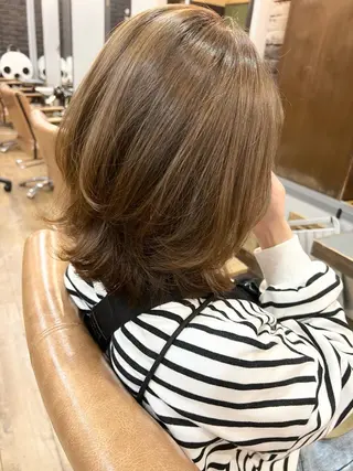 ミディアム カラー HairSalon SHIAN八王子店所属・SHIAN 八王子 🦋小林 美羅🦋のヘアスタイル