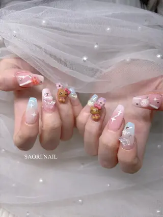 ネイル 長さだし特化サロン SAORINAILのネイルデザイン