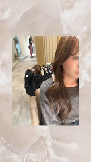 ロング カラー 高橋 那美のヘアスタイル