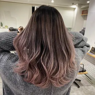 ミディアム カラー JILBLAN京都 ショート/ハイライトのヘアスタイル