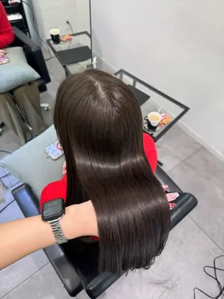 ロング カラー AHNKISM所属・髪質改善/艶カラー HANAのヘアスタイル