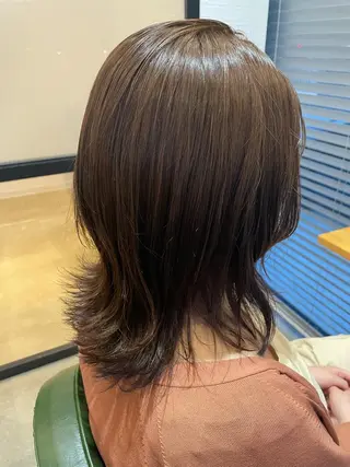 ミディアム 髪質改善 個室美容室 calm 新田 美容院【カルム】所属・【カルム】 スズキのヘアスタイル