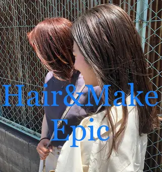 ロング カラー Hair&Make EPIC所属・安陪 寛史のヘアスタイル