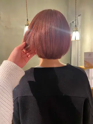 ショート カラー saya 🧸 カット/縮毛矯正のヘアスタイル