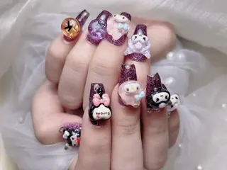 ネイル 🎀も ものネイルデザイン