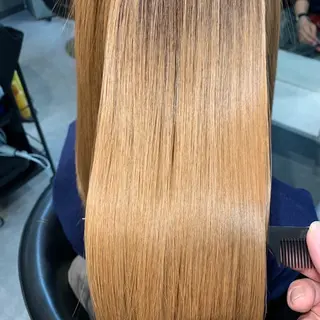 ミディアム 髪質改善☺︎縮毛矯正 ふじい まりんのヘアスタイル