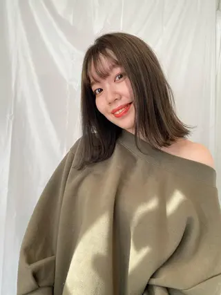 ミディアム 谷野 祥真のヘアスタイル