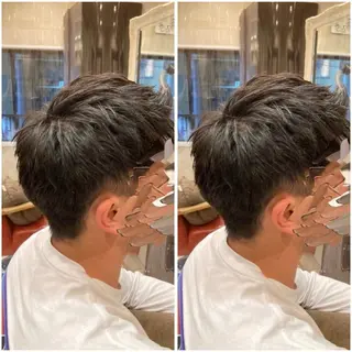 ショート メンズ 🌼二本柳 🌼のヘアスタイル