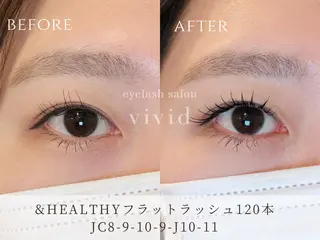 マツエク・マツパ vividビビッド 門前仲町店のマツエク・マツパデザイン