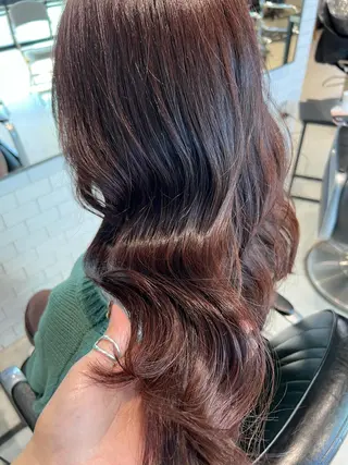 ミディアム カラー パーマ ヘアアレンジ メンズ キッズ ネイル マツエク・マツパ アイブロウ 丁寧なカウンセリング 🌿Chiemi🌿のヘアスタイル