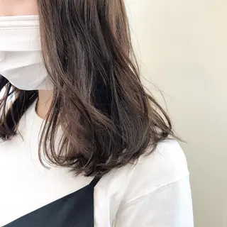 セミロング カラー 韓国ヘア×髪質改善 /yoshikaのヘアスタイル