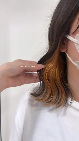 ミディアム 光本 杏のヘアスタイル