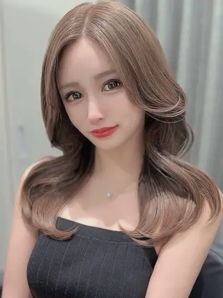 セミロング カラー ヘアサロンelyts 表参道店のヘアスタイル