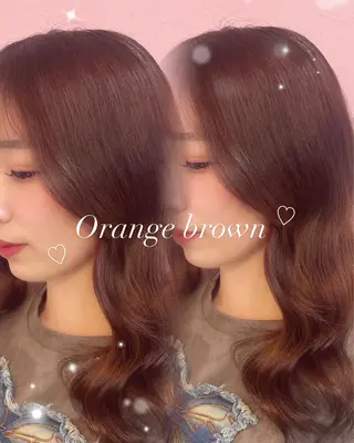 ミディアム カラー HASHI AYAKAのヘアスタイル