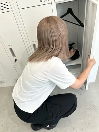 ミディアム ハイトーン ayane💖のヘアスタイル