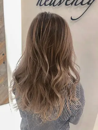 カラー セミロング amie高崎所属・高崎メンズパーマ 髪質改善TAKEのヘアスタイル