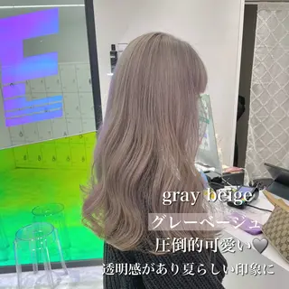 ロング カラー 💖ミルクティー💖 あかり💖のヘアスタイル