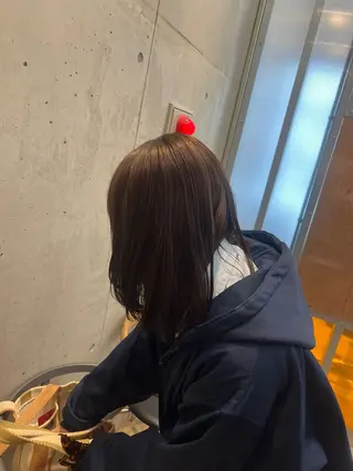 ミディアム honen RUKAのヘアスタイル