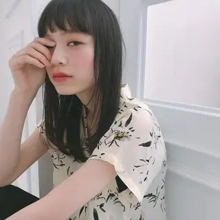 セミロング カラー SALOWIN 札幌大通り店所属・🏆ウルフ/レイヤー 指名No.1山口圭佑のヘアスタイル