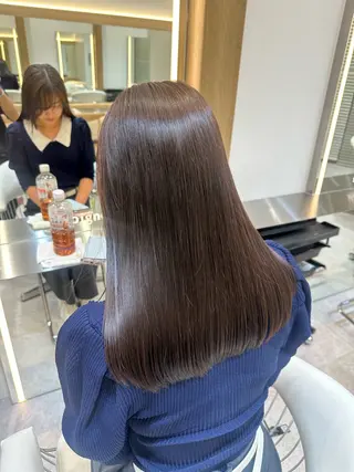 ロング 透明感カラー/伊藤 陸/soigneのヘアスタイル