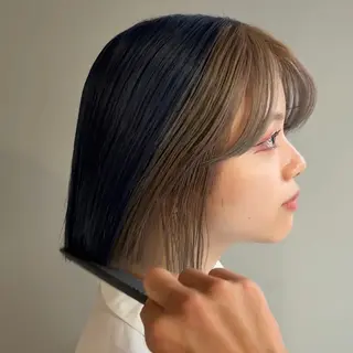 ショート カラー HAIR&MAKE.sia所属・心斎橋ボブ 好原良真のヘアスタイル